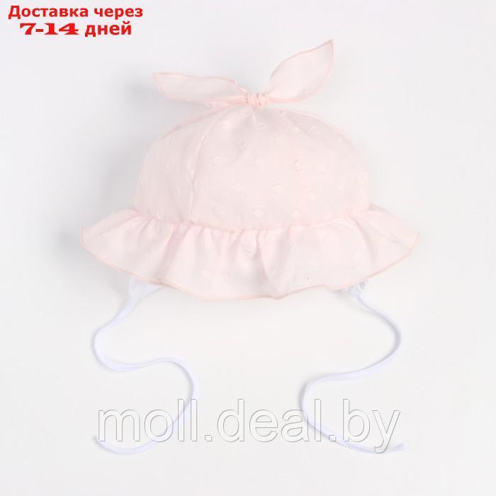 Шапка детская А.12108, цвет розовый, р.р 48-50 - фото 1 - id-p209759500
