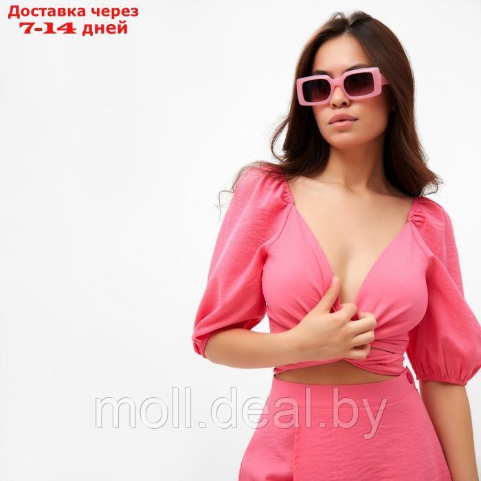 Рубашка (топ) женский MIST Summer time, розовый, р.44 - фото 3 - id-p209822640