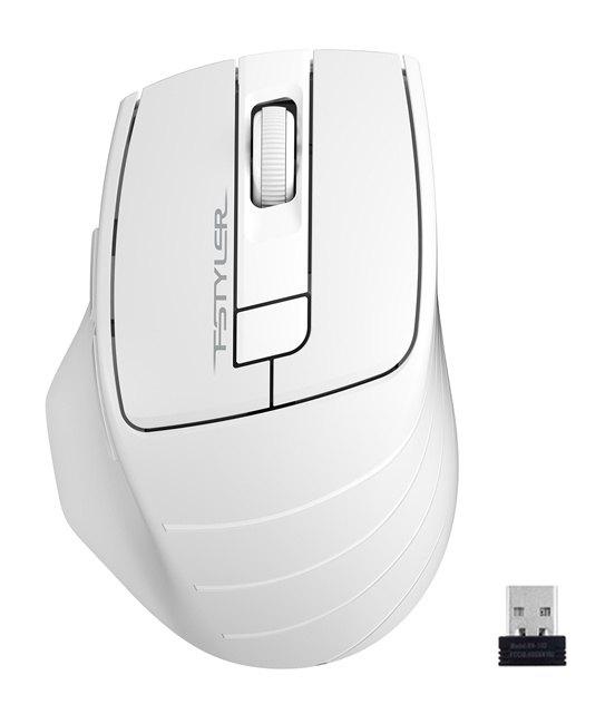 A4Tech FSTYLER Wireless Optical Mouse FG30 White (RTL) USB 6btn+Roll - фото 1 - id-p209897416