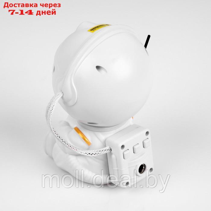 Световой прибор "Космонавт со звездой" белый, 13 см, лазер/проектор, USB, RGB - фото 7 - id-p209824667