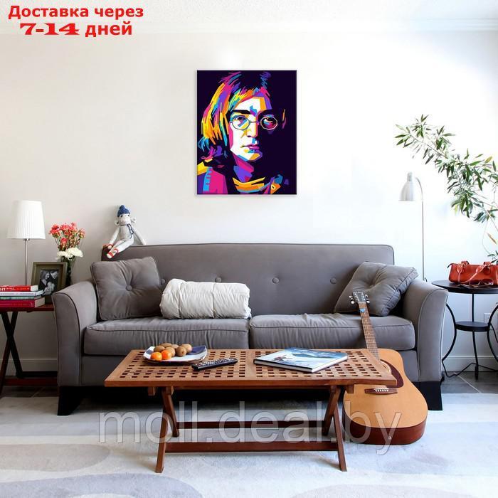 Картина по номерам 40 × 50 см "Джон Ленонн" 11 цветов - фото 3 - id-p209815703