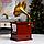 Фигура светодиодная граммофон "Дед Мороз с подарками", 18х16х38 см, музыка, 5V, БЕЛЫЙ, фото 4