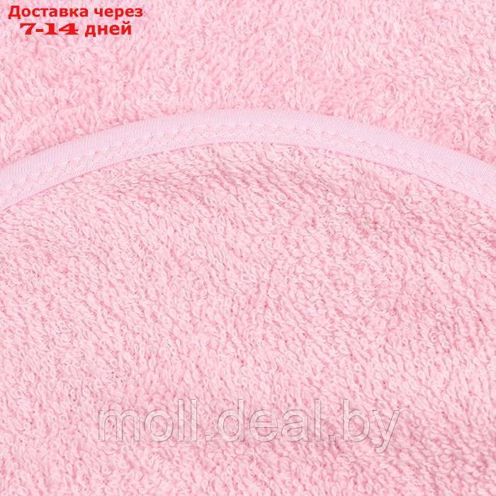 Полотенце-уголок Вишенка 75х95см, цвет розовый, махра, 100% хлопок - фото 4 - id-p209759539