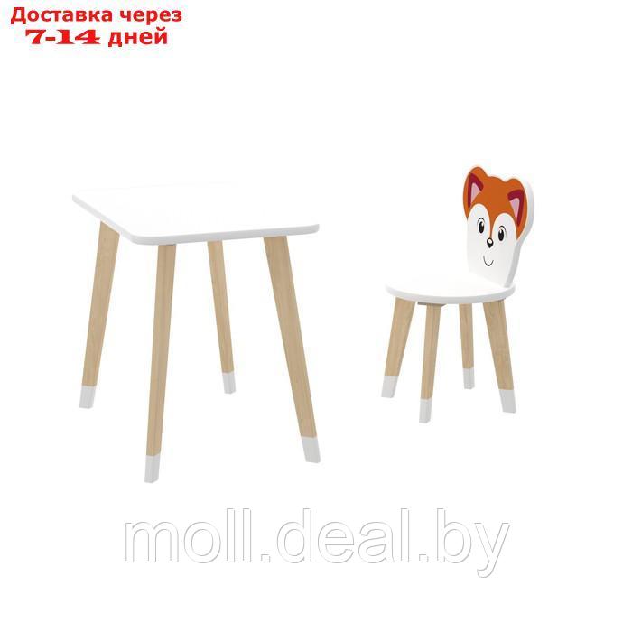 Комплект из детского стола и стула "Скандик. Принт. Лисичка" - фото 2 - id-p209818674
