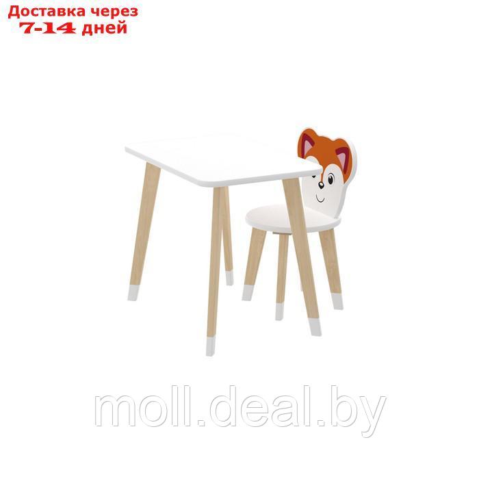 Комплект из детского стола и стула "Скандик. Принт. Лисичка" - фото 3 - id-p209818674