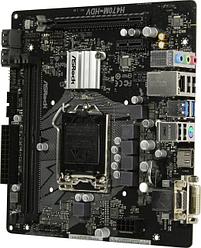 ASRock H470M-HDV (RTL) LGA1200 H470 PCI-E Dsub+DVI+HDMI GbLAN SATA MicroATX 2DDR4