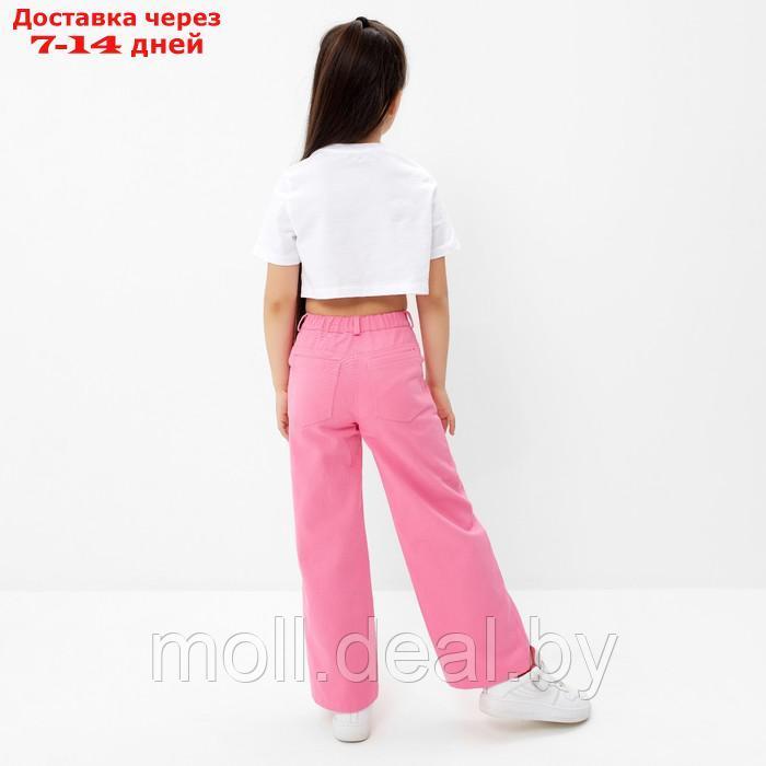 Джинсы для девочки KAFTAN р. 36 (134-140 см), розовый - фото 2 - id-p209758508