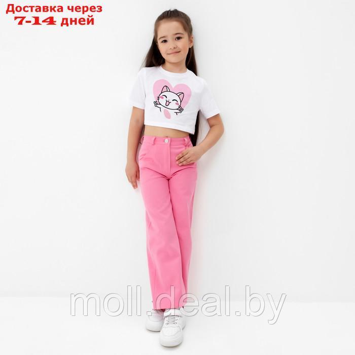 Джинсы для девочки KAFTAN р. 36 (134-140 см), розовый - фото 3 - id-p209758508