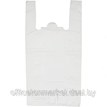 Пакет-майка ПНД, 30x50 см, 15мкм, 100 шт/упак, белый