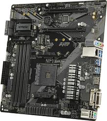 ASRock B450M PRO4 R2.0 (RTL) AM4 B450 2xPCI-E Dsub+DVI+HDMI GbLAN SATA RAID MicroATX 4DDR4