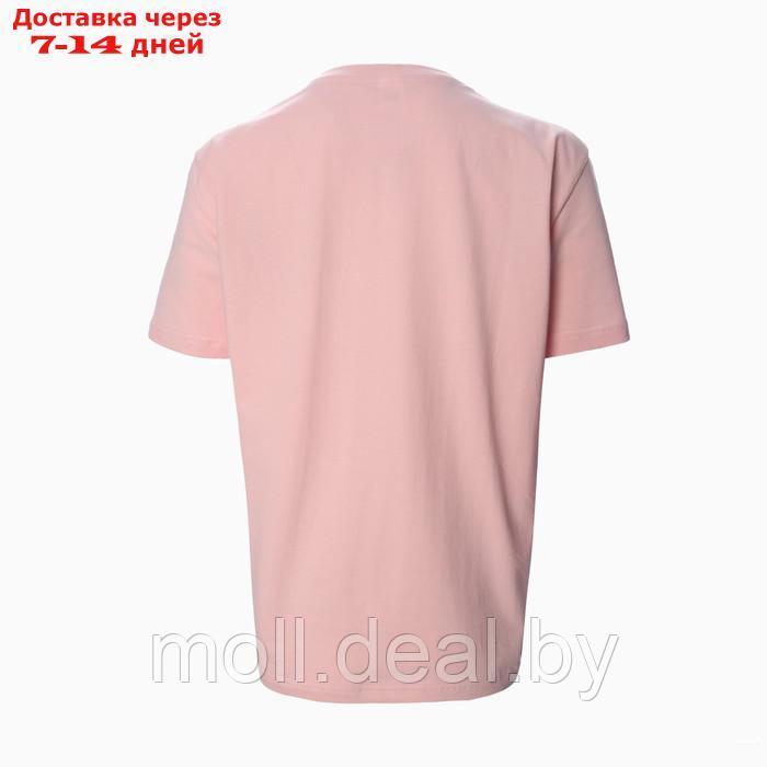 Футболка женская, цвет розовый размер 44 - фото 8 - id-p209760577