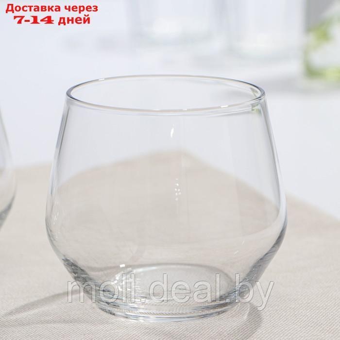 Набор стеклянных низких стаканов VAL SURLOIRE, 360 мл, 6 шт, цвет прозрачный - фото 2 - id-p209824729