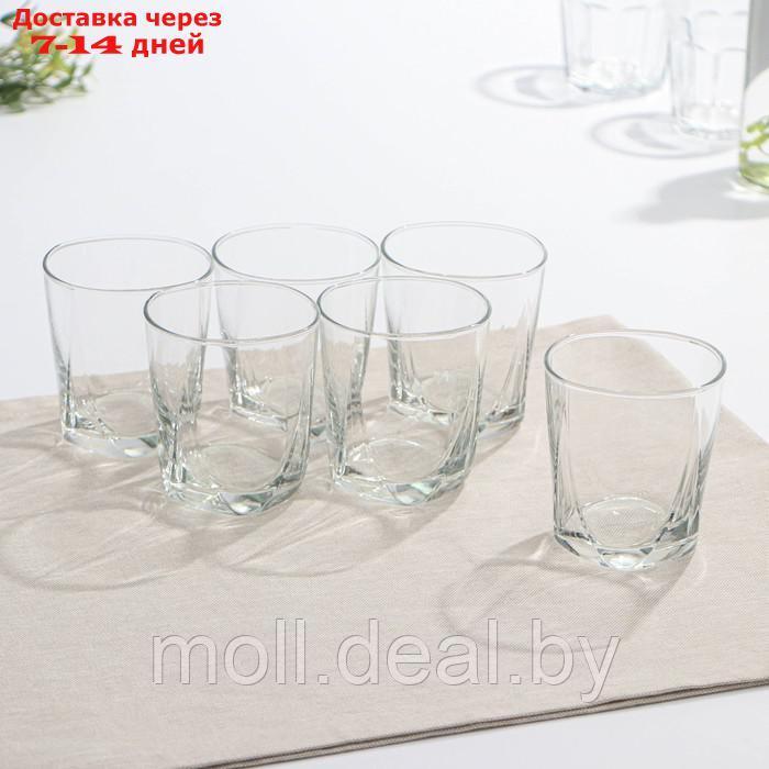 Набор стеклянных низких стаканов EIFFEL, 300 мл, 6 шт, цвет прозрачный - фото 1 - id-p209824730