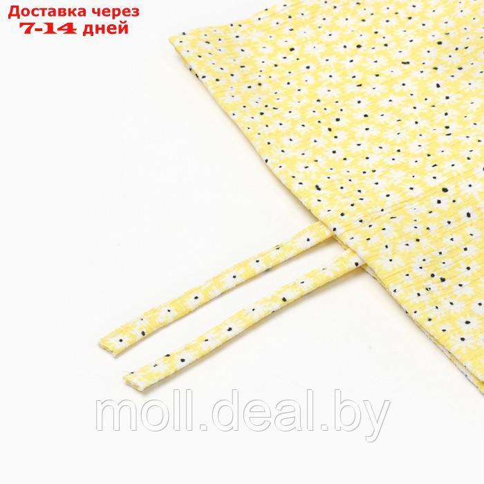 Комплект для девочки (футболка/брюки), цвет жёлтый/сиреневый, рост 134см - фото 4 - id-p209816786