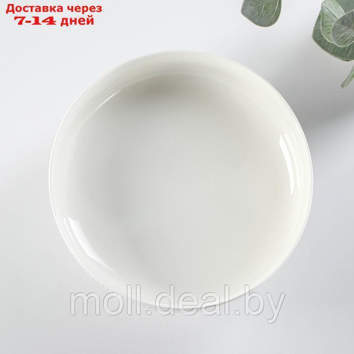 Блюдо керамическое для фруктов, d=20,5 см, цвет белый - фото 2 - id-p209824758