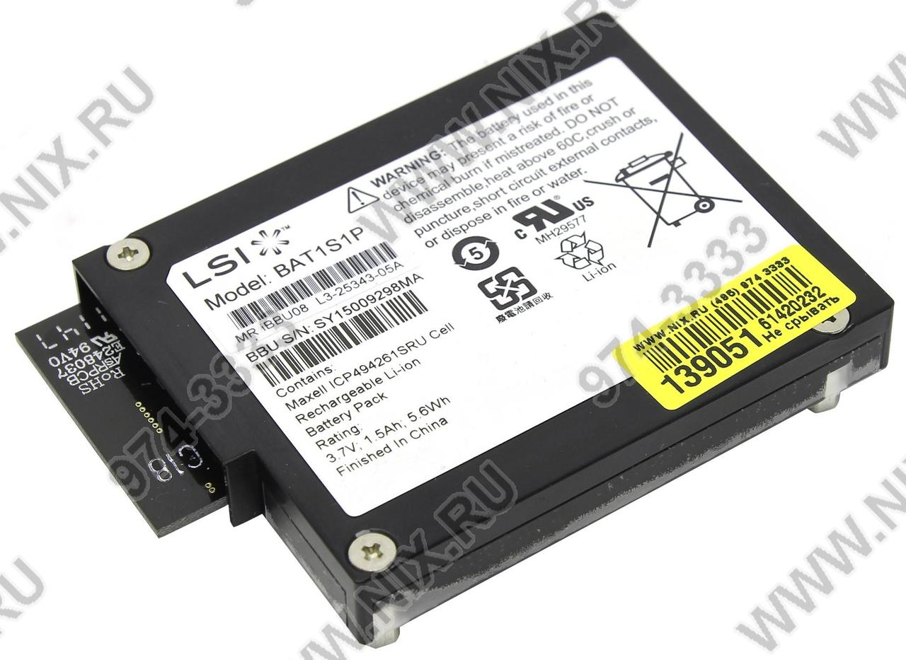 Battery Module LSI LSIiBBU08 LSI00264батарея аварийного питания кэш-памяти для MegaRAID SAS 9260/9280