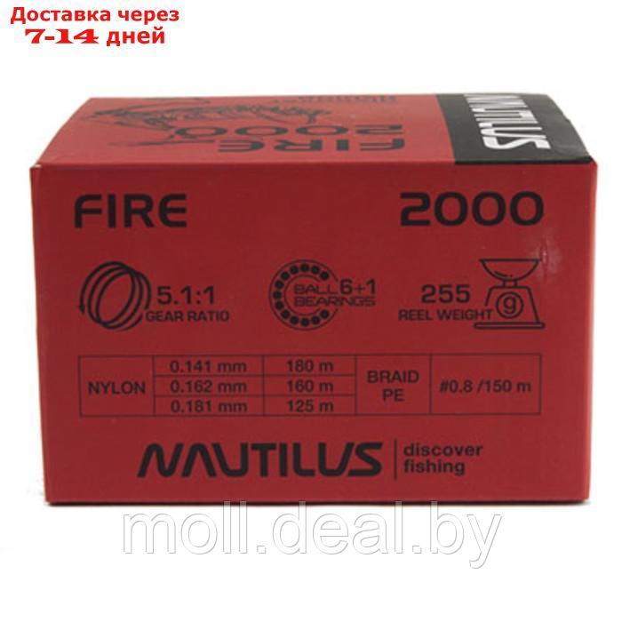 Катушка Nautilus Fire 2000, 6+1 подшипник, 5.1:1 - фото 2 - id-p209817776