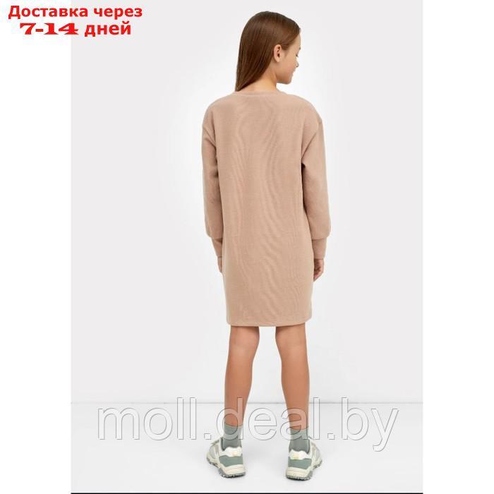 Платье для девочек, цвет песочный, размер 122 см - фото 3 - id-p209821800