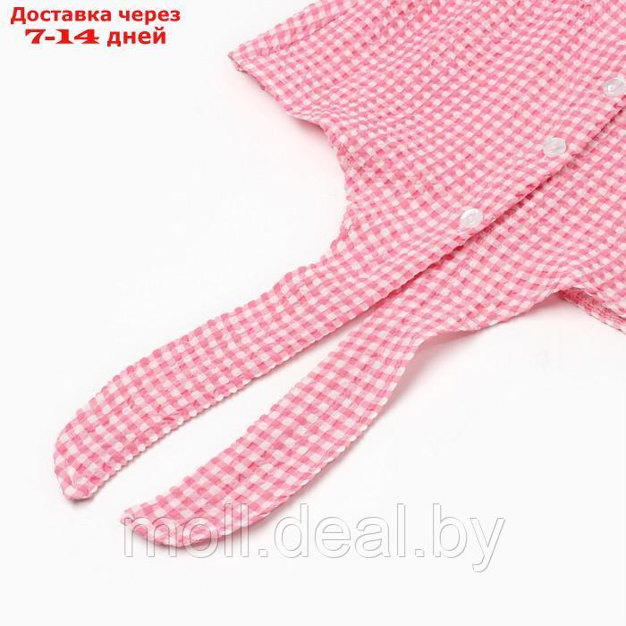 Комплект для девочки (футболка/шорты), цвет розовый, рост 104см - фото 5 - id-p209816856
