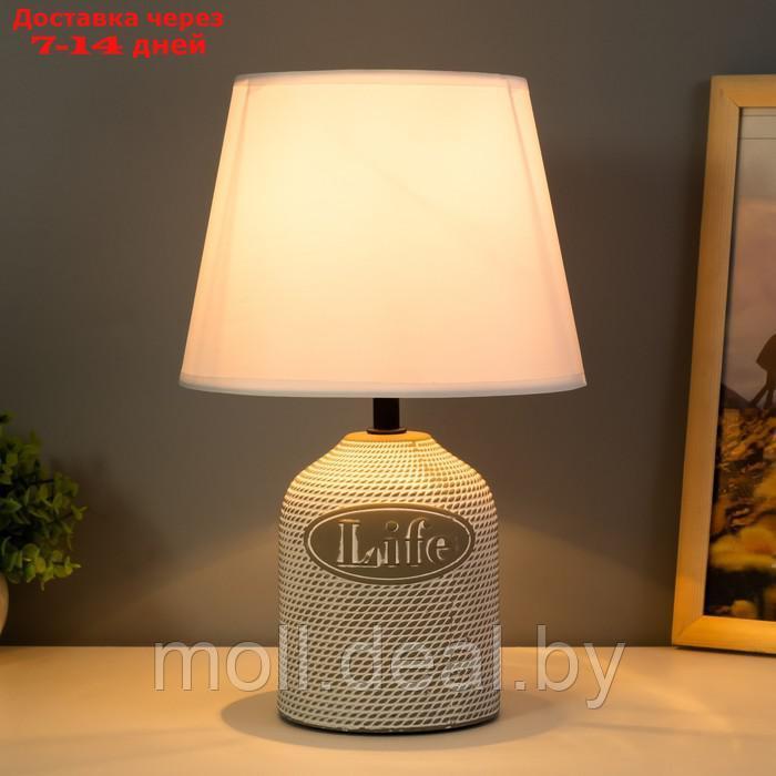 Настольная лампа "Бенефит" E14 40Вт коричневый 20х20х31 см - фото 2 - id-p209760699