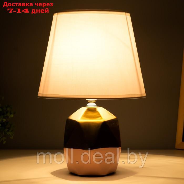 Настольная лампа "Румби" E14 40Вт золото розовый 20х20х29 см - фото 3 - id-p209760704