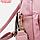 Сумка женская 6200, 20*12*34, отд на молнии, н/карман, т. розовый, фото 5