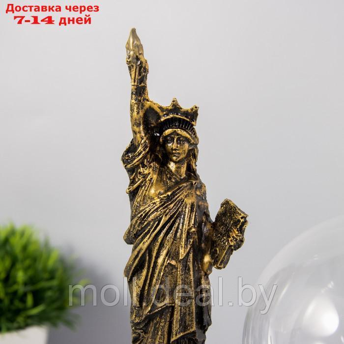 Плазменый шар "Статуя свободы" золото 14х10х16 см - фото 8 - id-p209823823