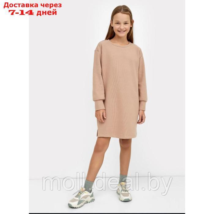 Платье для девочек, цвет песочный, размер 110 см - фото 1 - id-p209821865