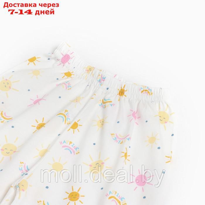 Пижама (футболка/шорты) для девочки, цвет розовый, рост 80см - фото 9 - id-p209813902