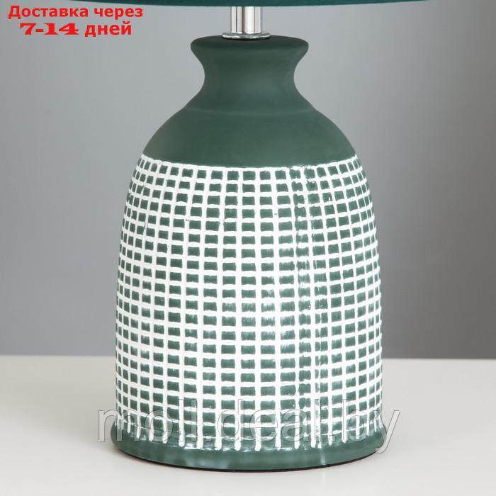 Настольная лампа "Корнелия" Е14 40Вт зеленый 22х22х35см - фото 4 - id-p209817927