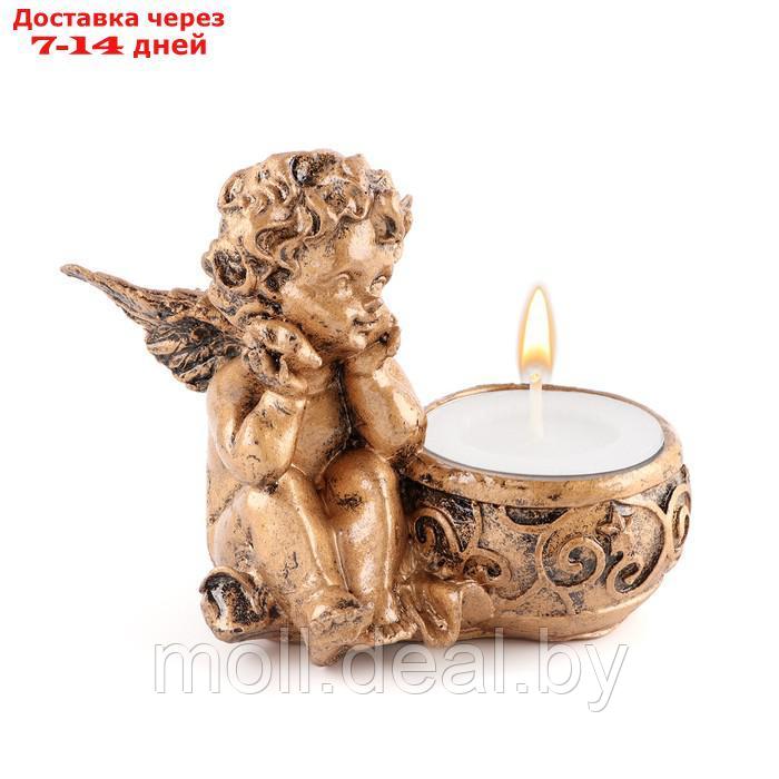 Подсвечник "Ангелок", d-2.5 см, на одну свечу, 7 х 11 х 9 см - фото 2 - id-p209818906