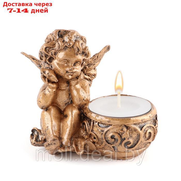 Подсвечник "Ангелок", d-2.5 см, на одну свечу, 7 х 11 х 9 см - фото 3 - id-p209818906