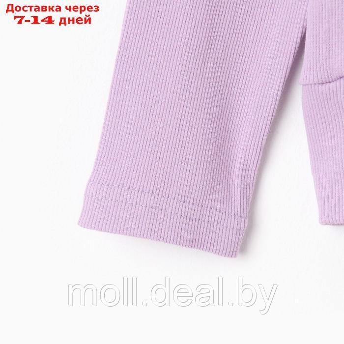 Костюм для девочки (свитшот, брюки) MINAKU цвет лиловый, рост 146 см - фото 10 - id-p209815946
