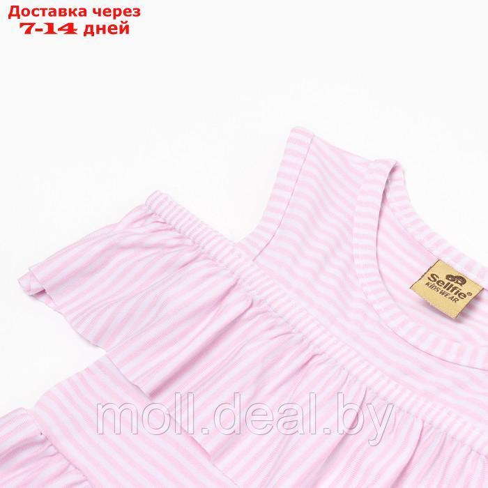 Платье для девочки, цвет светло-розовый, рост 98см - фото 2 - id-p209816960