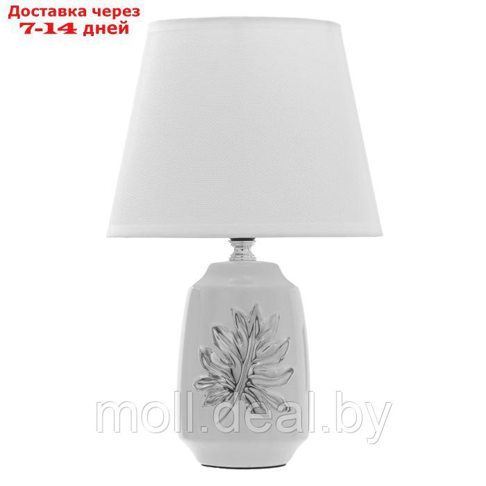 Настольная лампа "Монстера" E14 40Вт белый 20х20х30 см - фото 7 - id-p209817963