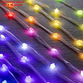 Нить ROSA SMART с насадками "Звезда", 5 м. Н.С. 50 LED, USB, приложение, RGB