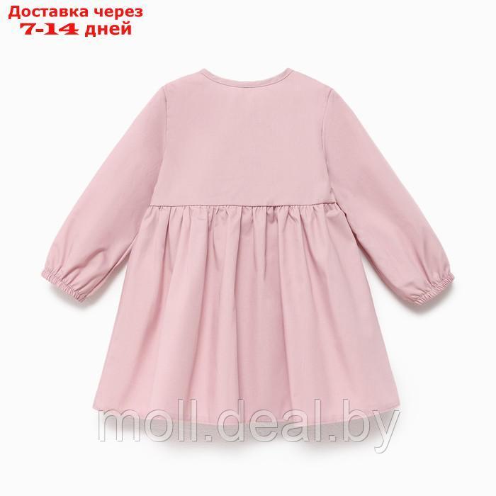 Платье Крошка Я, рост 86-92, розовый - фото 4 - id-p209816018