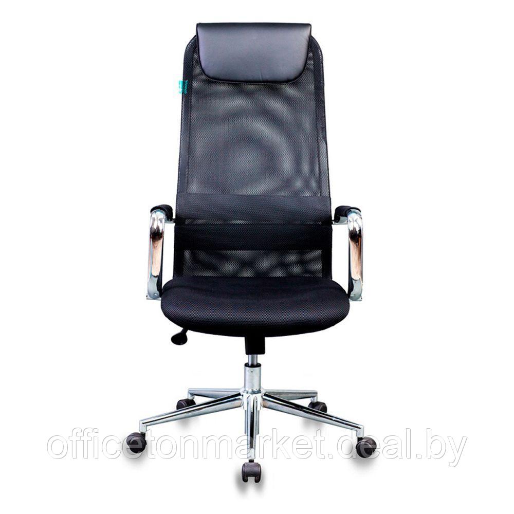 Кресло для руководителя "Бюрократ KB-9/DG", ткань, металл, черный - фото 2 - id-p209898026