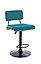 Стул барный Купер хром, стулья Cooper Chrome ткань  (горчичный. синий), фото 5
