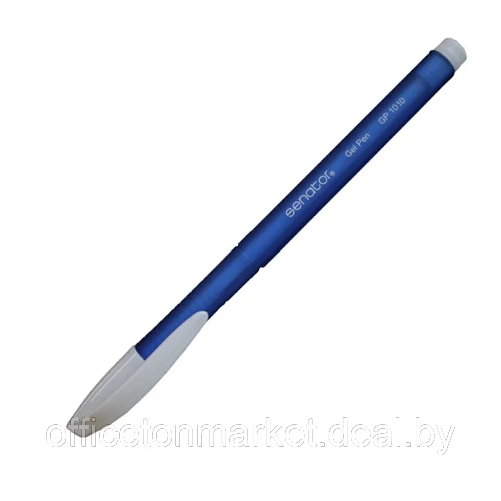 Ручка гелевая "Senator GP10", 0.5 мм, синий, стерж. синий - фото 1 - id-p137123678
