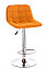 Стул высокий Форм хром, стулья Form Chrome Эко кожа  (черный. красный), фото 4