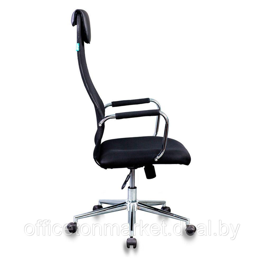 Кресло для руководителя "Бюрократ KB-9/DG", ткань, металл, черный - фото 3 - id-p209898026