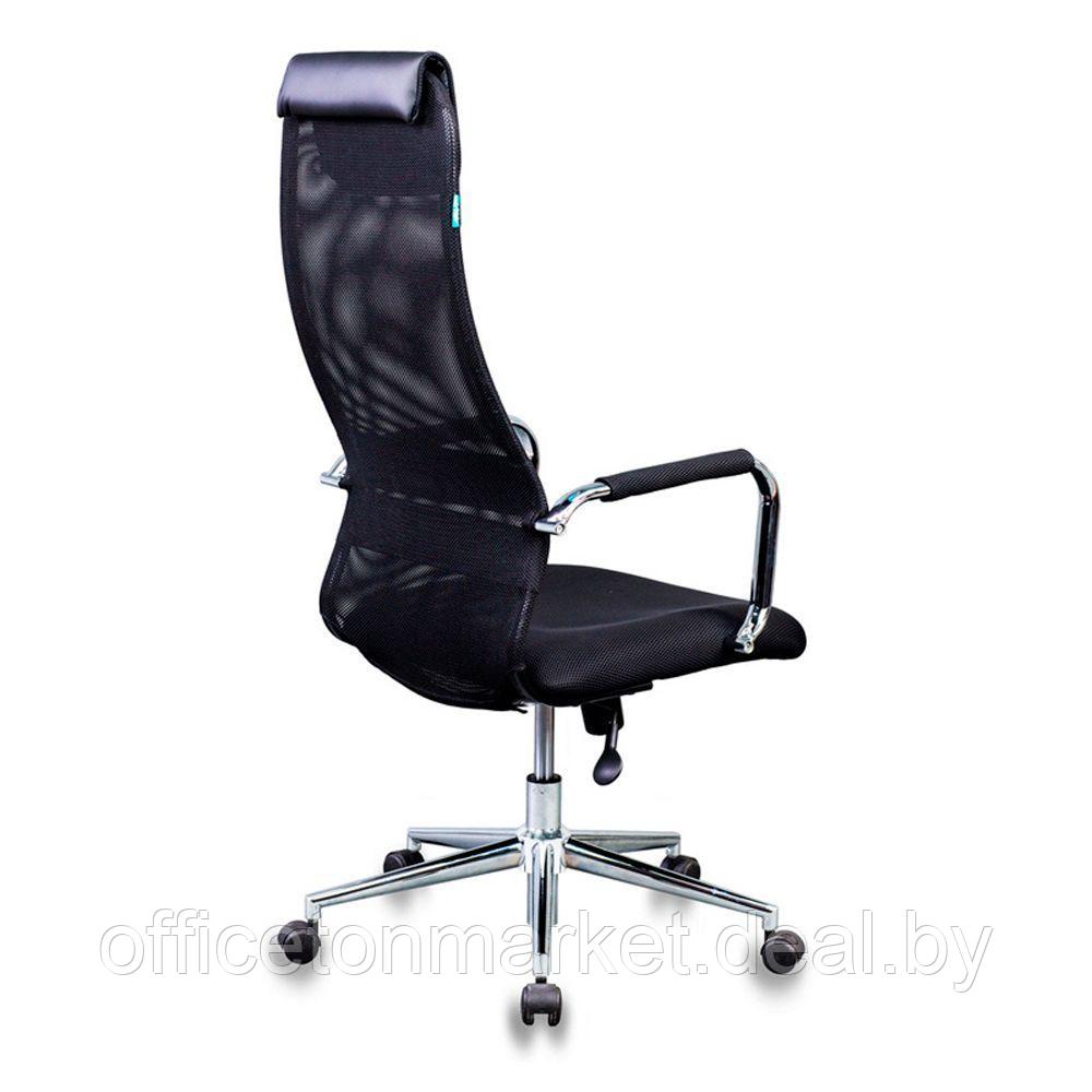 Кресло для руководителя "Бюрократ KB-9/DG", ткань, металл, черный - фото 4 - id-p209898026