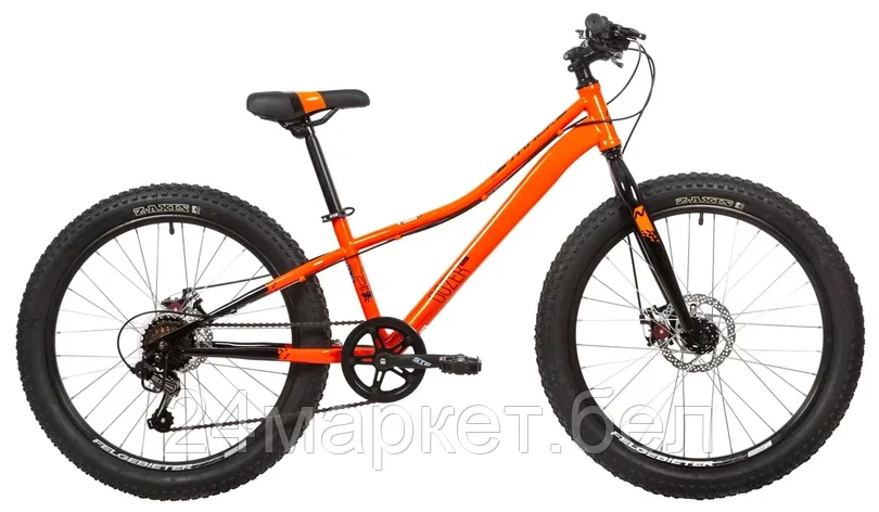 Велосипед 24 Novatrack DOZER STD (DISK) (6-ск.) оранжевый (рама 12) OR21, 24SHD.DOZERSTD.12OR21 NOVATRACK, фото 2