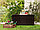 Сундук пластиковый MARVEL PLUS 270л, коричневый, фото 5