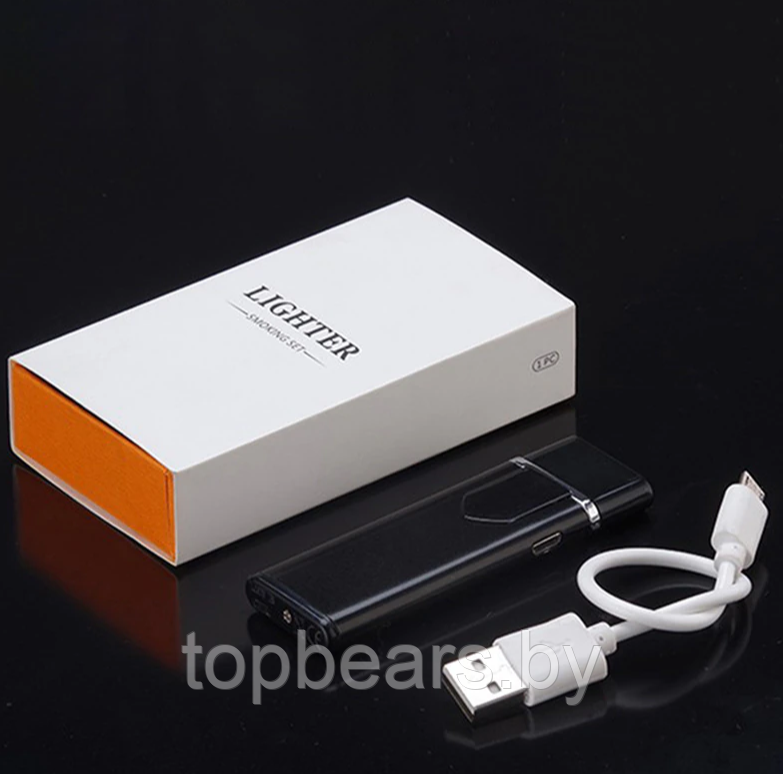 Электронная USB зажигалка LIGHTER Smoking Set Бордовый - фото 3 - id-p209905529