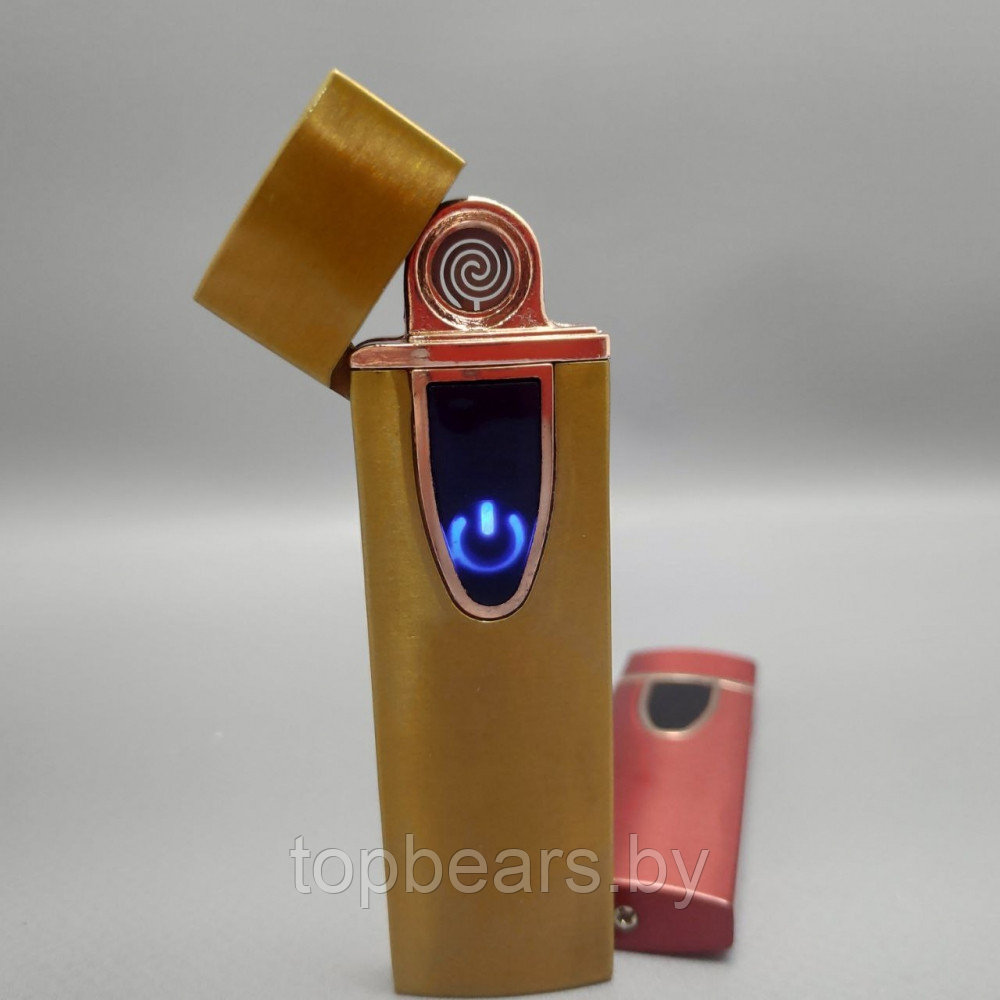 Электронная USB зажигалка LIGHTER Smoking Set Бордовый - фото 7 - id-p209905529