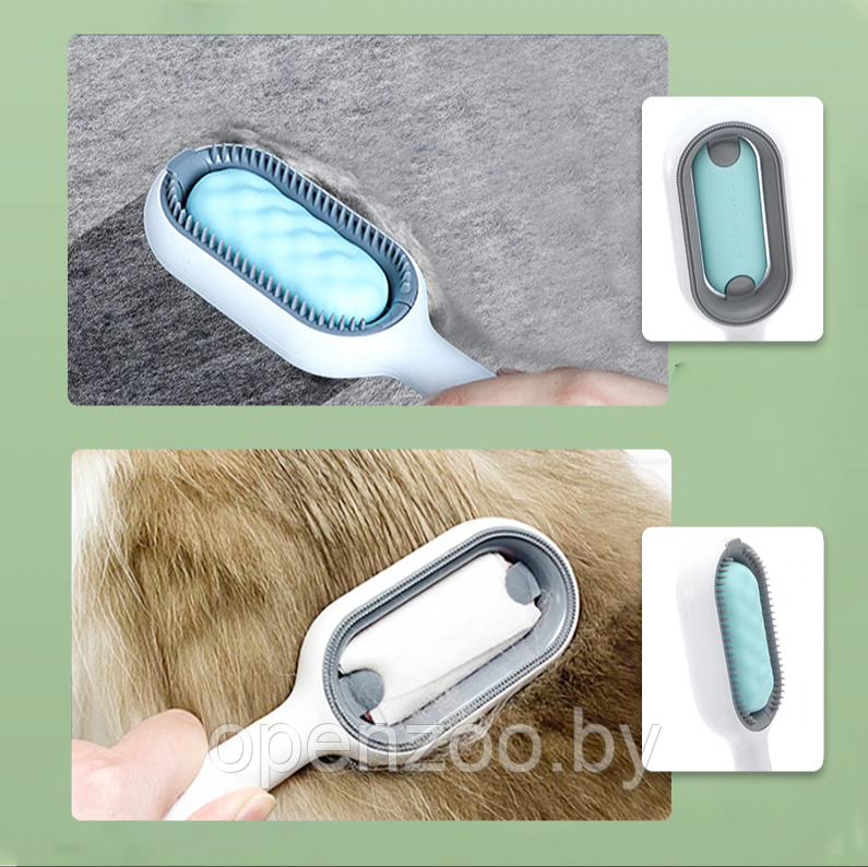 SPA расческа для кошек и собак Pet cleaning hair removal comb 3 в 1 (чистка, расческа, массаж) / Скребок для - фото 7 - id-p209905633