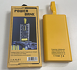 Портативное зарядное устройство Power Bank 10000mAh CYBERPUNK Style с индикатором батареи Черный, фото 2