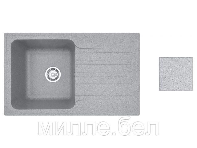Мойка кухонная из искусственного камня ART серый 770х475 мм, AV Engineering - фото 1 - id-p201462183